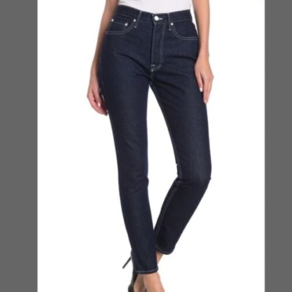 GRLFRND Dark Blue Skinny Jeans